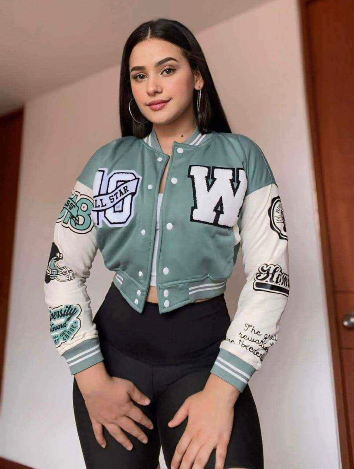 Chaqueta Beisbolera De Dama N120a
