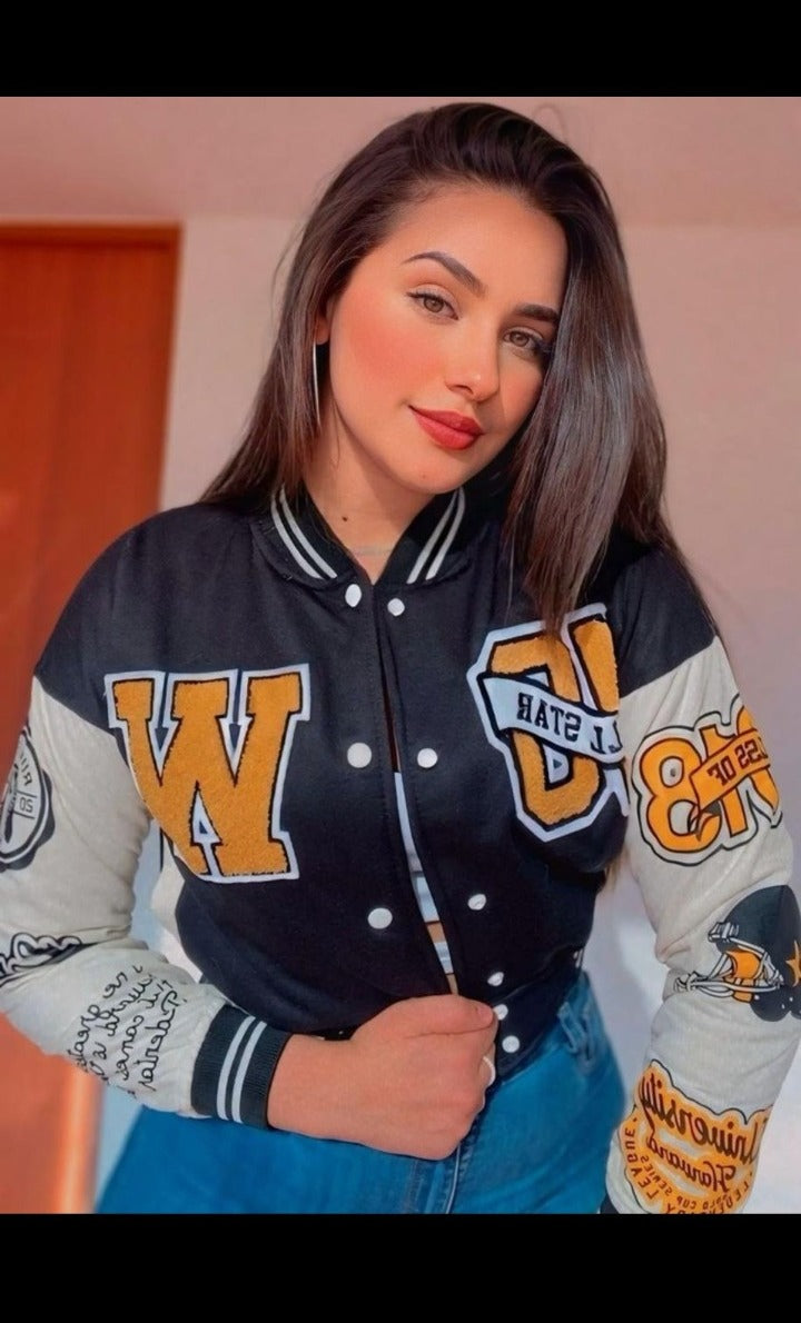 Chaqueta Beisbolera De Dama N120a