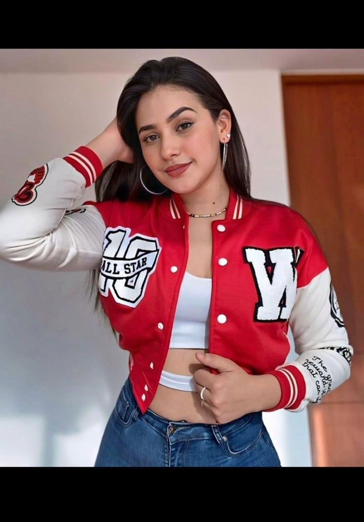 Chaqueta Beisbolera De Dama N120a