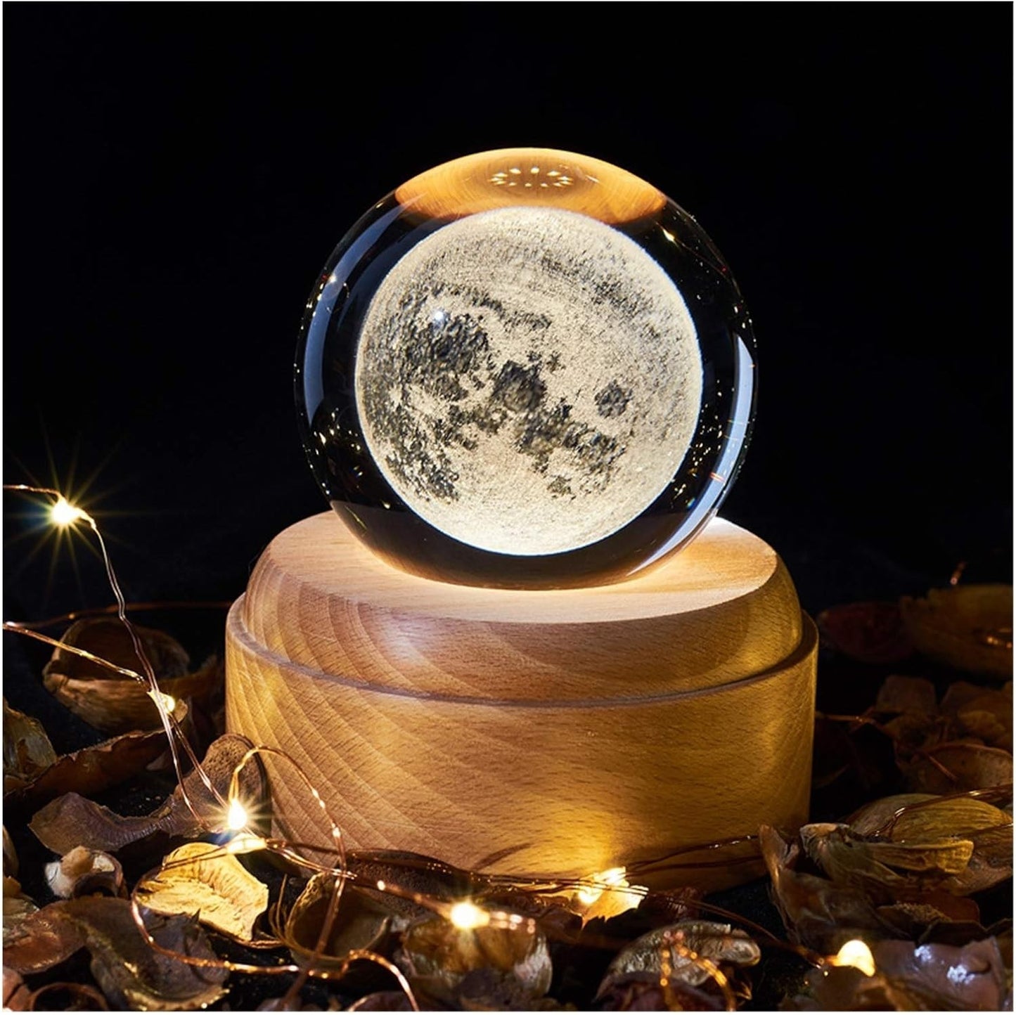 Esfera De Cristal Luz Led